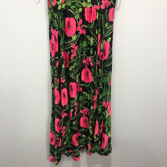 Anthropologie Maeve Floral Ruched Midi Dress Multicolor Size US 6 - Picture 9 of 12
